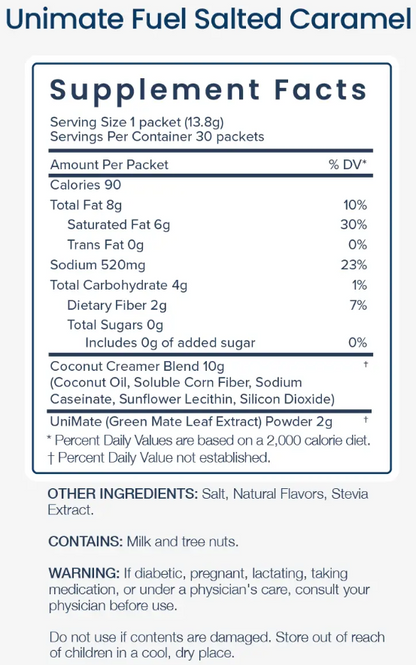 Unimate Fuel Salted Caramel 30 Pack